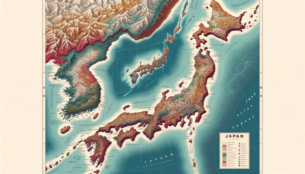 mapa de Japon